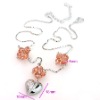 Crystal necklace, imitation jewelry,necklace 66-03