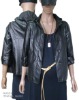 ELBOW SLEEVE SHEEP LEATHER JACKET