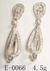 E-0066 silver earring