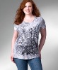 Embellished Print T-shirts