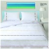 Embroidery cotton sheet set(pillow case, fitted sheet, cotton sheet)