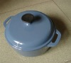 Enameled Round Pot