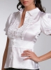 Fashion lady shirts with flouncing