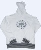 Fleece hooded sweat shirt