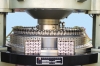 Full gear driven rib 4 track knitting machine