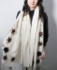Fur Trimmed Cashmere Shawl (CA-852748)