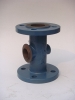 Gas piping valve chest cast iron casting