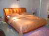 Genuine leather bed