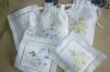 Gift bag & Lavender Pouches with hand embroidery, hemstitch