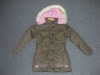 Girl's polyester woven padded jacket