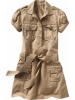 Girl's safari shirt dress (08K315)