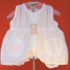 Girls' dress with hand-embroidery,hemstitch,
