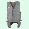 HY7029 Yarn-dyed Jean Vest with Cordura