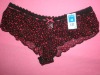 Heart printing mesh hipster