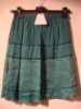 High-class ladies fashion silk skirt with crochet seaming