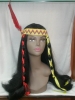 Indian wig,costume wig,party wig,halloween wig