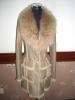 Jungle Rabbit Fur Coat with Tibet Fur Collar