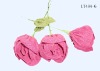 Jute flower,artificial flower,wedding decoration,flax flower