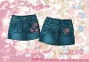Kids' denim skirt/ Children's jeans garment (SWG038)