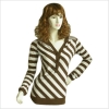 Knitted blouse/ladies' blouse/knitted garment