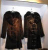 Knitted mink fur coat/ fur garment