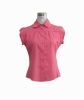 LS001 100% linen ladies'  blouses