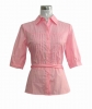 LS002 100% cotton ladies' blouses