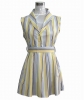 LS003 100% Cotton Ladies'  Stripe Blouse