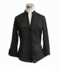LS015 97% cotton 3% spandex ladies' shirt