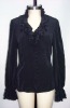 Ladies 16mm Silk Crepe Fancy Shirt