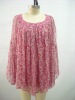 Ladies 8mm Silk Printed Georgette Blouse