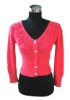 Ladies' Corheting Cardigan sweater
