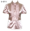 Ladies' S/S Satin Blouse