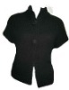 Ladies Short sleeves crochet button cardigan