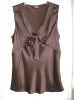 Ladies' Silk Top, Women's Fashion Top, Ladies' sleeveless wear