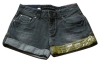 Ladies Span Denim Shorts