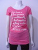 Ladies T-shirt(fashion t-shirt,women's t-shirt)