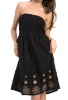 Ladies Tube Dress with Sequences