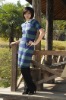 Ladies' blended yarn sweater