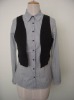 Ladies blouse with waistcoat