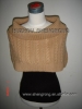 Ladies' cashmere cable capelet