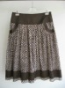 Ladies' cotton print skirt, Women's fancy Skirt