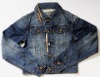 Ladies' denim jacket with emb.