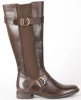 Ladies fashion boots leather boots