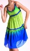 Ladies fashion silk dress