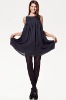 Ladies fashion silk dress / evening dress with handcraft beading