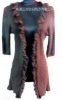 Ladies' fashionable V- neck  Cardigan