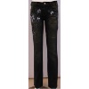 Ladies' jeans, with beading and embroidery