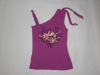 Ladies' knit top tank top