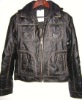 Ladies' leather jacket ( Leather garment )